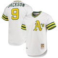 Athletics Reggie Jackson Mitchell & Ness White 1972 Cooperstown Collection Authentic Jersey product image 1, provided for