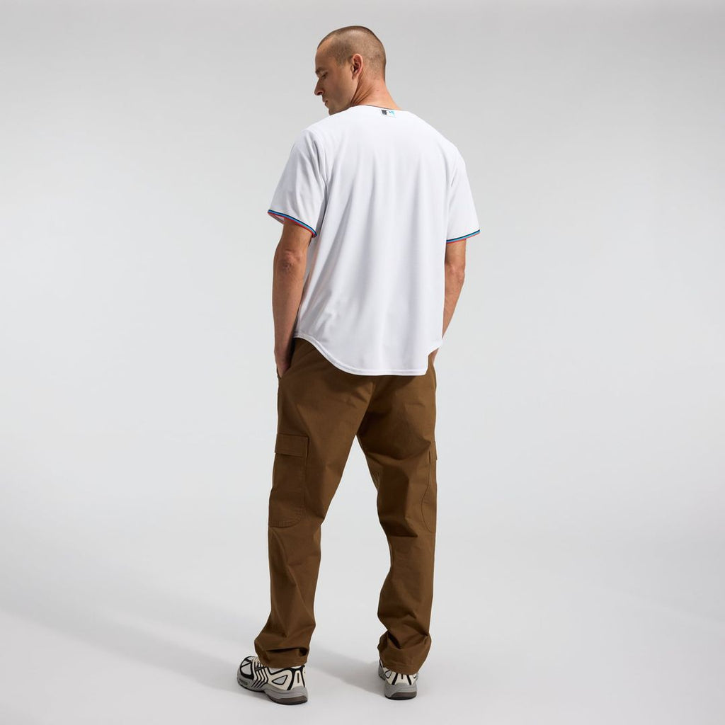 Miami Marlins Nike White Home Replica Team Jersey product image 4, provided for visual reference and product detail review
