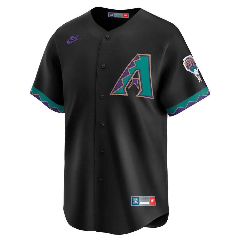 Arizona Diamondbacks Randy Johnson Nike Black Throwback Cooperstown Collection Limited Jersey product image 5, provided for