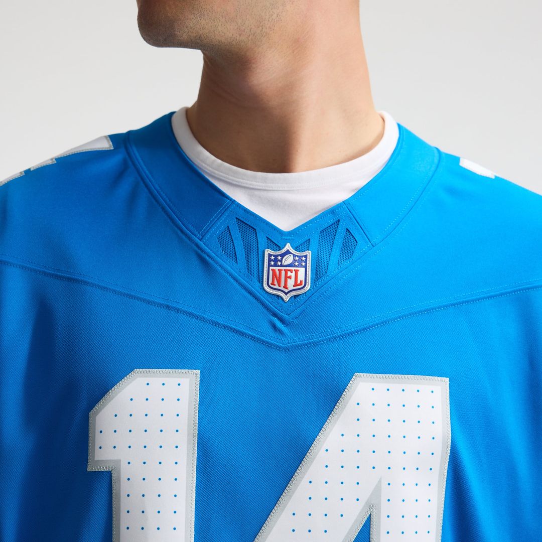 Detroit Lions Amon-Ra St. Brown Nike White Vapor F.U.S.E. Stitched Limited Jersey product image 14, provided for visual