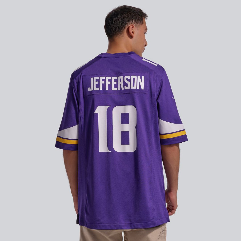 Minnesota Vikings Justin Jefferson Nike Purple Player Game Jersey product image 3, provided for visual reference and product