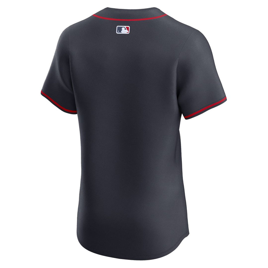 Atlanta Braves Nike White Home Elite Jersey product image 12, provided for visual reference and product detail review