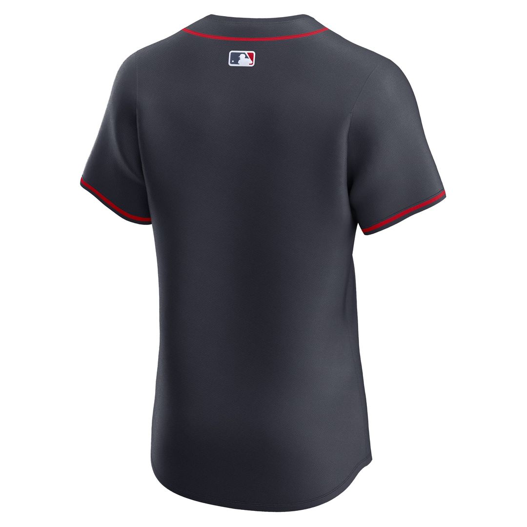 Atlanta Braves Nike White Home Elite Jersey product image 12, provided for visual reference and product detail review