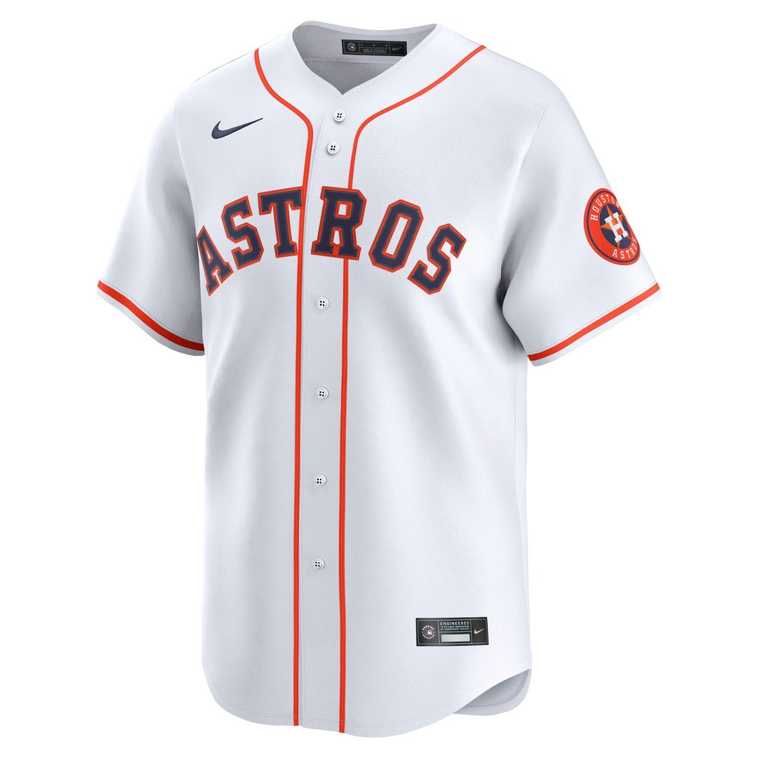 Houston Astros Nike White Home Limited Jersey product image 17, provided for visual reference and product detail review