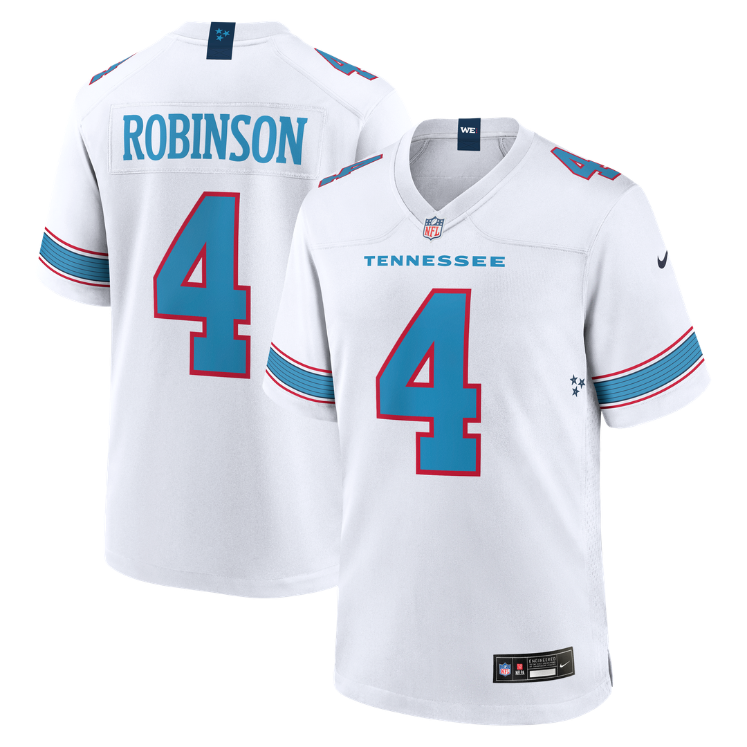 Tennessee Titans Wan'Dale Robinson Nike Light Blue Team Game Jersey product image 13, provided for visual reference and