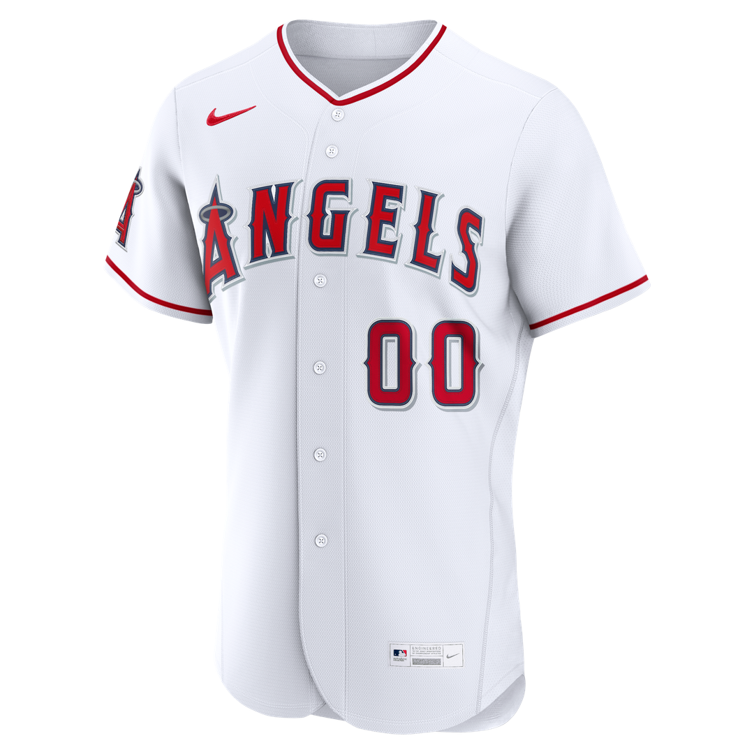 Los Angeles Angels Nike White Home Authentic Custom Jersey product image 2, provided for visual reference and product detail