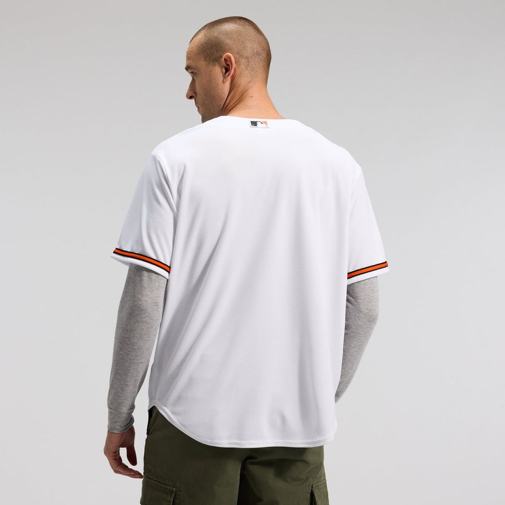 Baltimore Orioles Nike White Home Replica Team Jersey product image 13, provided for visual reference and product detail