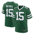 New York Jets Adonai Mitchell Nike Legacy Green Team Game Jersey product image 1, provided for visual reference and product