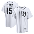 Detroit Tigers Max Clark Nike White Home Replica Jersey product image 1, provided for visual reference and product detail
