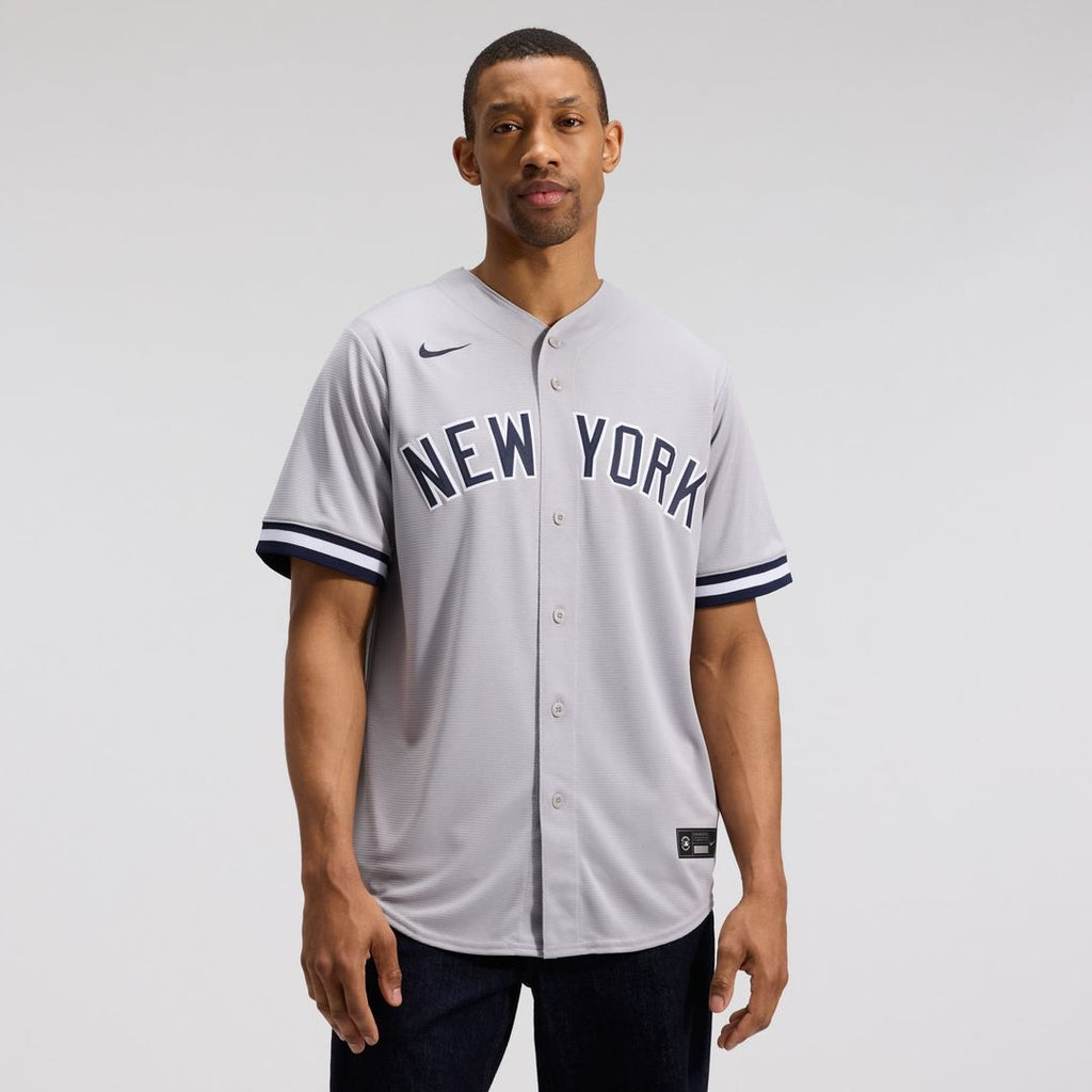 New York Yankees Anthony Volpe Nike Gray Road Replica Jersey product image 2, provided for visual reference and product