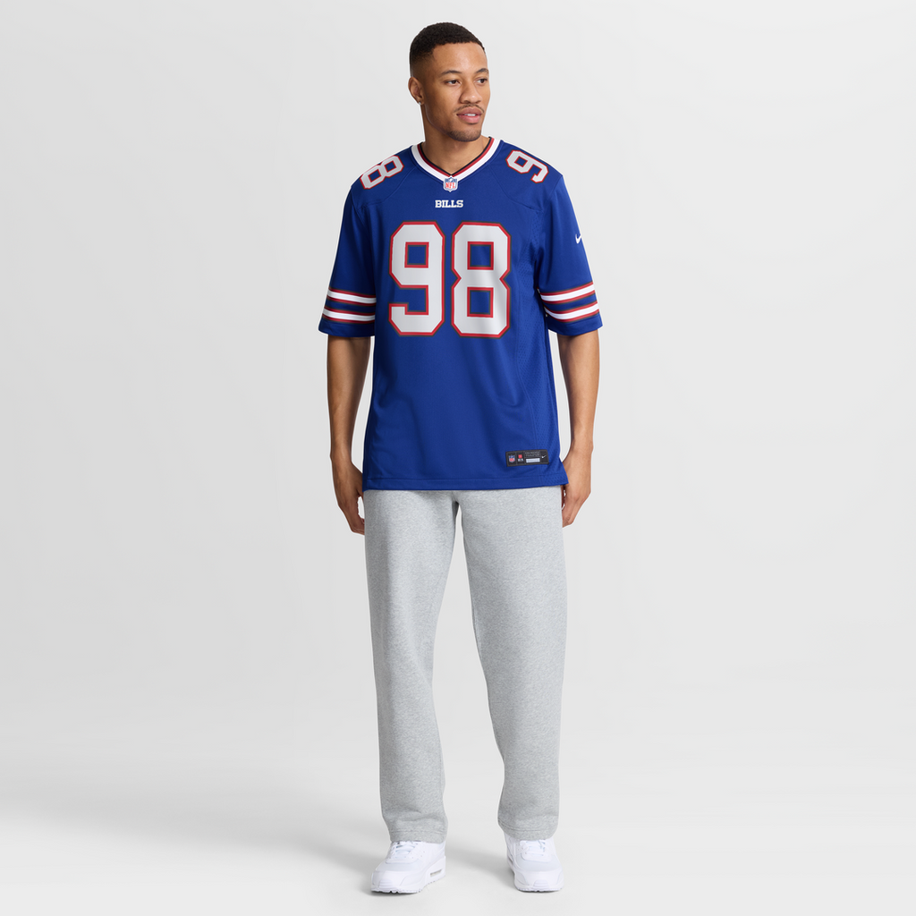 Buffalo Bills T.J. Sanders Nike Royal Team Game Jersey product image 7, provided for visual reference and product detail