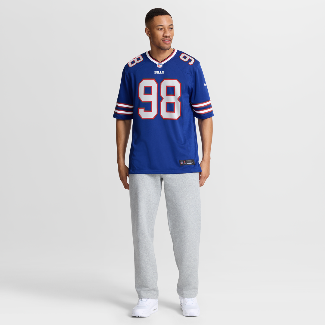 Buffalo Bills T.J. Sanders Nike Royal Team Game Jersey product image 7, provided for visual reference and product detail