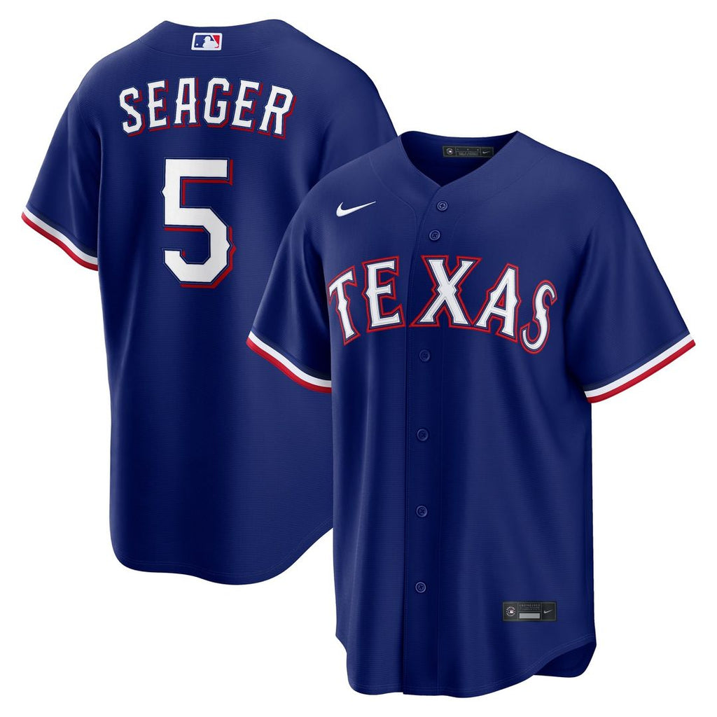 Texas Rangers Corey Seager Nike Gray Road Replica Jersey product image 7, provided for visual reference and product detail