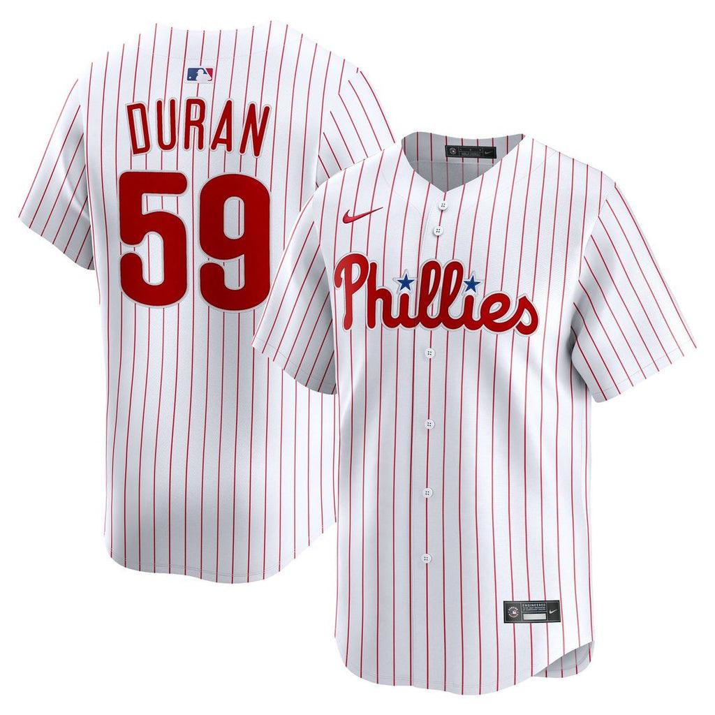 Philadelphia Phillies Jhoan Duran Nike Light Blue Alternate Limited Player Jersey product image 7, provided for visual