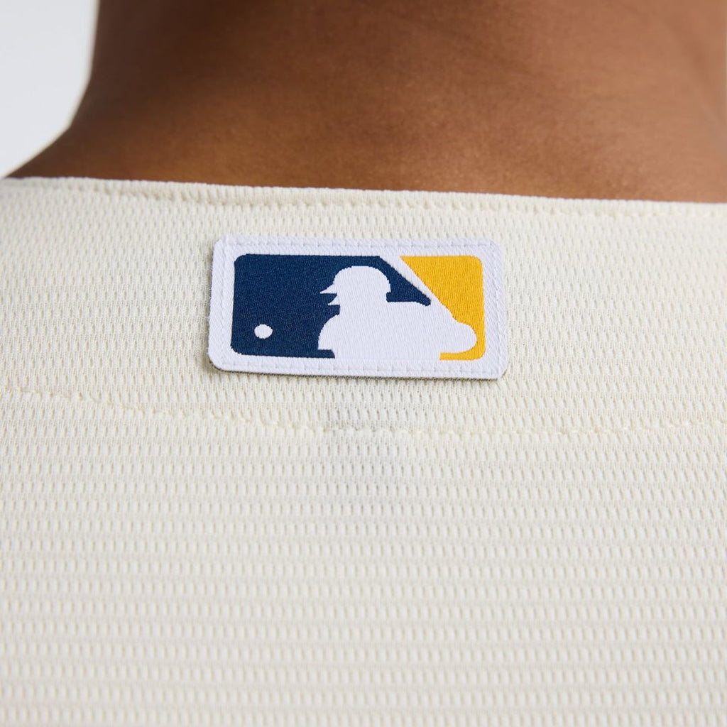 Milwaukee Brewers Nike Cream Home Replica Team Jersey product image 9, provided for visual reference and product detail