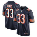 Chicago Bears Jaylon Jones Nike Navy Team Game Jersey product image 1, provided for visual reference and product detail