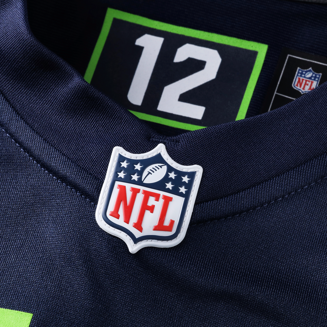 Seattle Seahawks Ricky White Nike College Navy Team Game Jersey product image 4, provided for visual reference and product