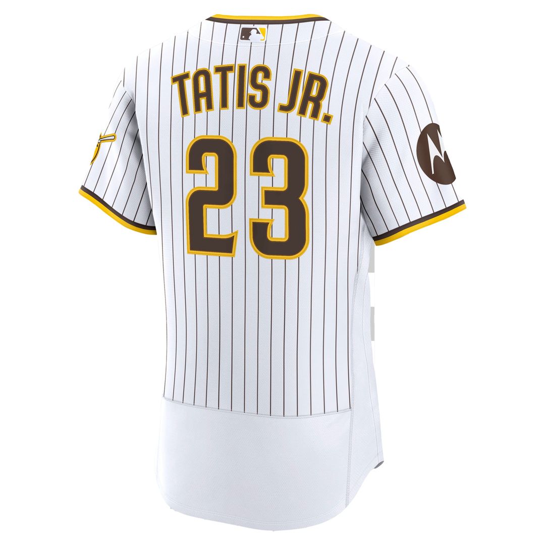San Diego Padres Fernando Tatis Jr. Nike White Home Authentic Sponsor Patch Jersey product image 3, provided for visual