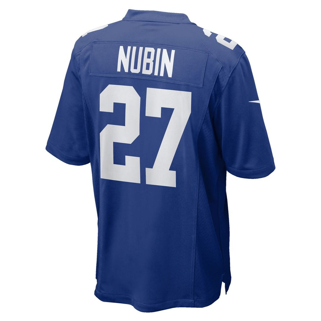 New York Giants Tyler Nubin Nike Royal Team Game Jersey product image 3, provided for visual reference and product detail