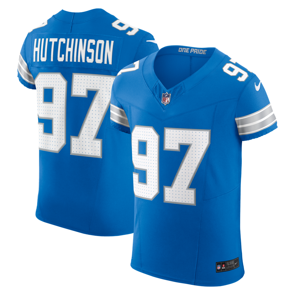 Detroit Lions Aidan Hutchinson Nike Black Alternate Vapor F.U.S.E. Elite Jersey product image 21, provided for visual