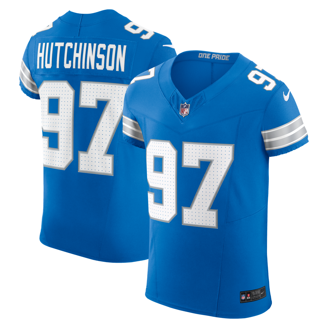 Detroit Lions Aidan Hutchinson Nike Black Alternate Vapor F.U.S.E. Elite Jersey product image 21, provided for visual