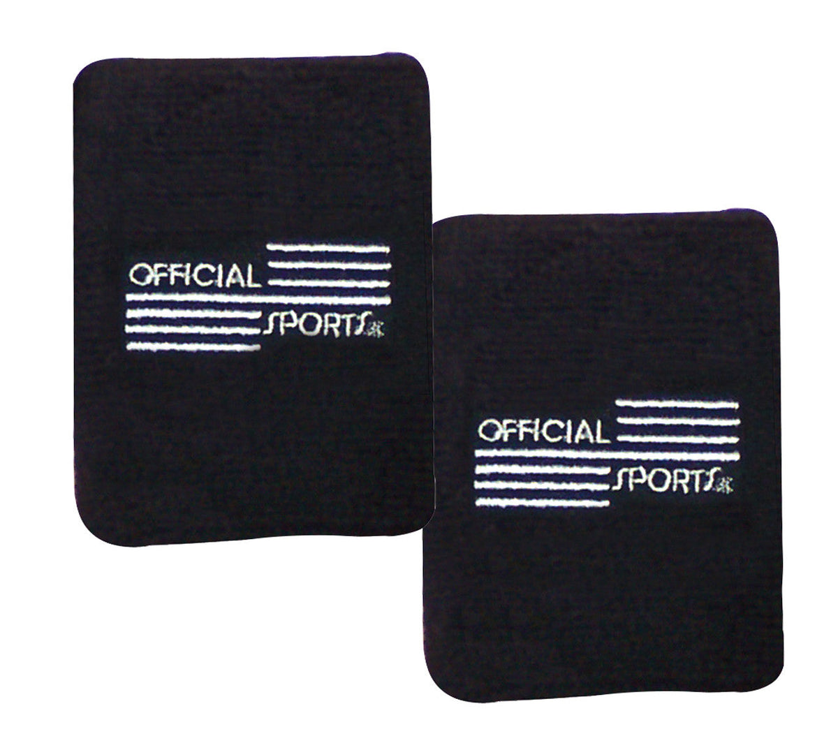 OFFICIAL SPORTS Black Wristbands - 1447 product image 1, provided for visual reference and product detail review
