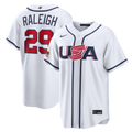 USA Baseball Cal Raleigh Nike White 2026 World Baseball Classic Home Stadium Jersey product image 1, provided for visual