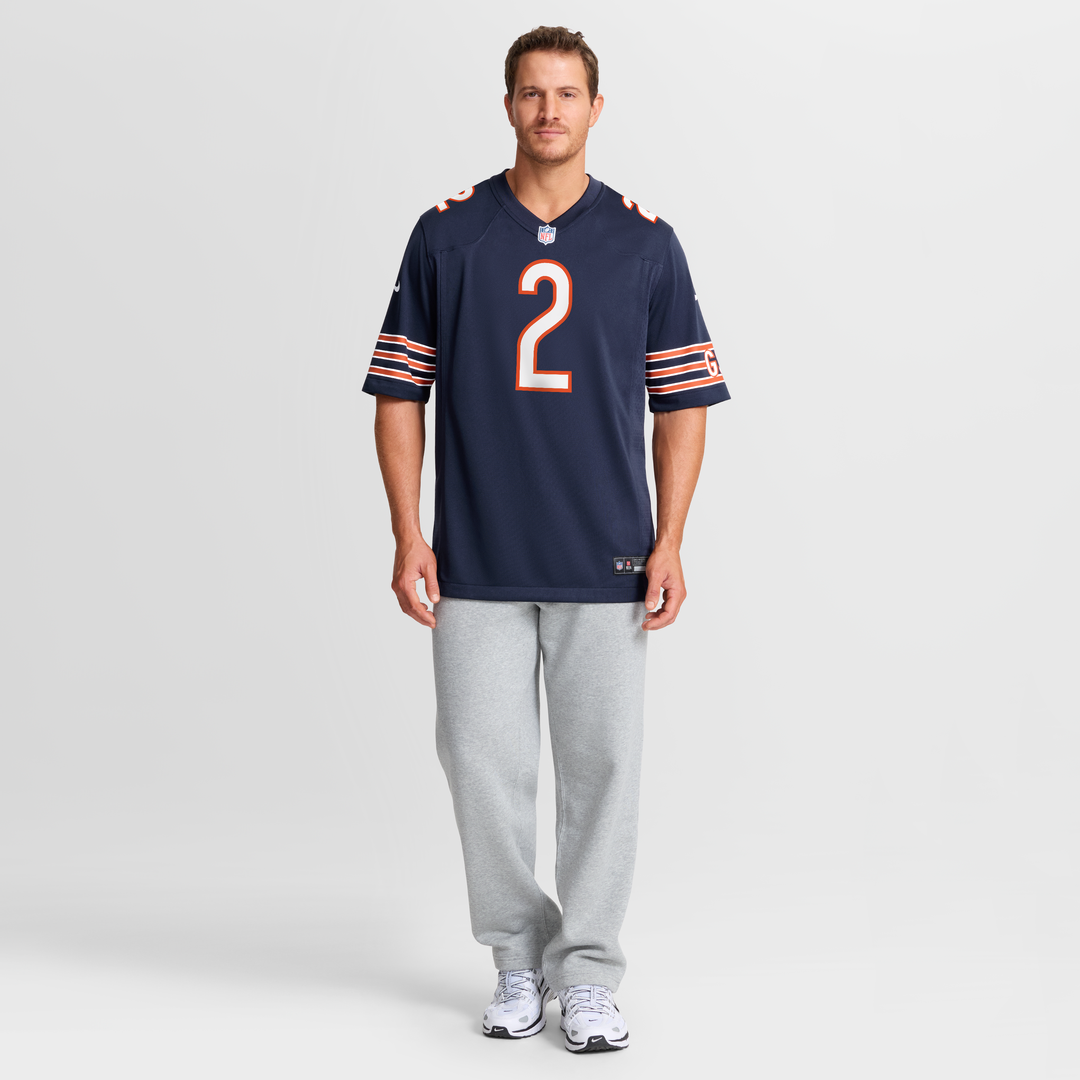 Chicago Bears Coby Bryant Nike Navy Team Game Jersey product image 4, provided for visual reference and product detail review