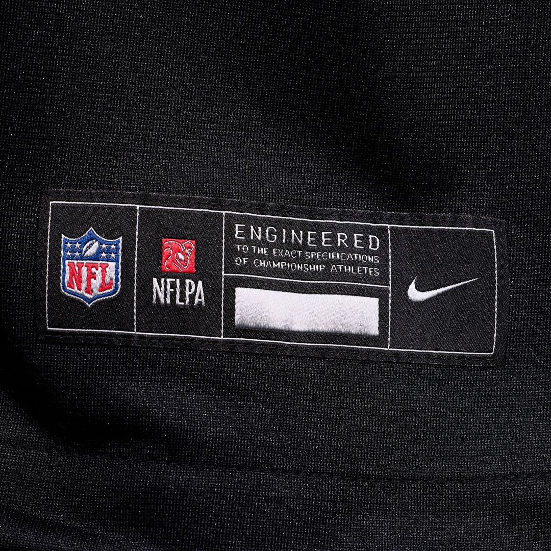 Carolina Panthers Trevin Wallace Nike Black Team Game Jersey product image 6, provided for visual reference and product
