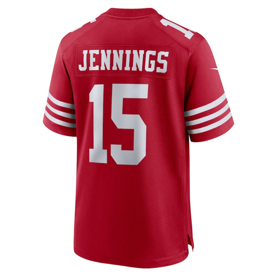 SF.49ers #15 Jauan Jennings Game Player Jersey - Scarlet product image 1