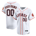 Houston Astros Nike White Home Limited Custom Jersey product image 1, provided for visual reference and product detail review