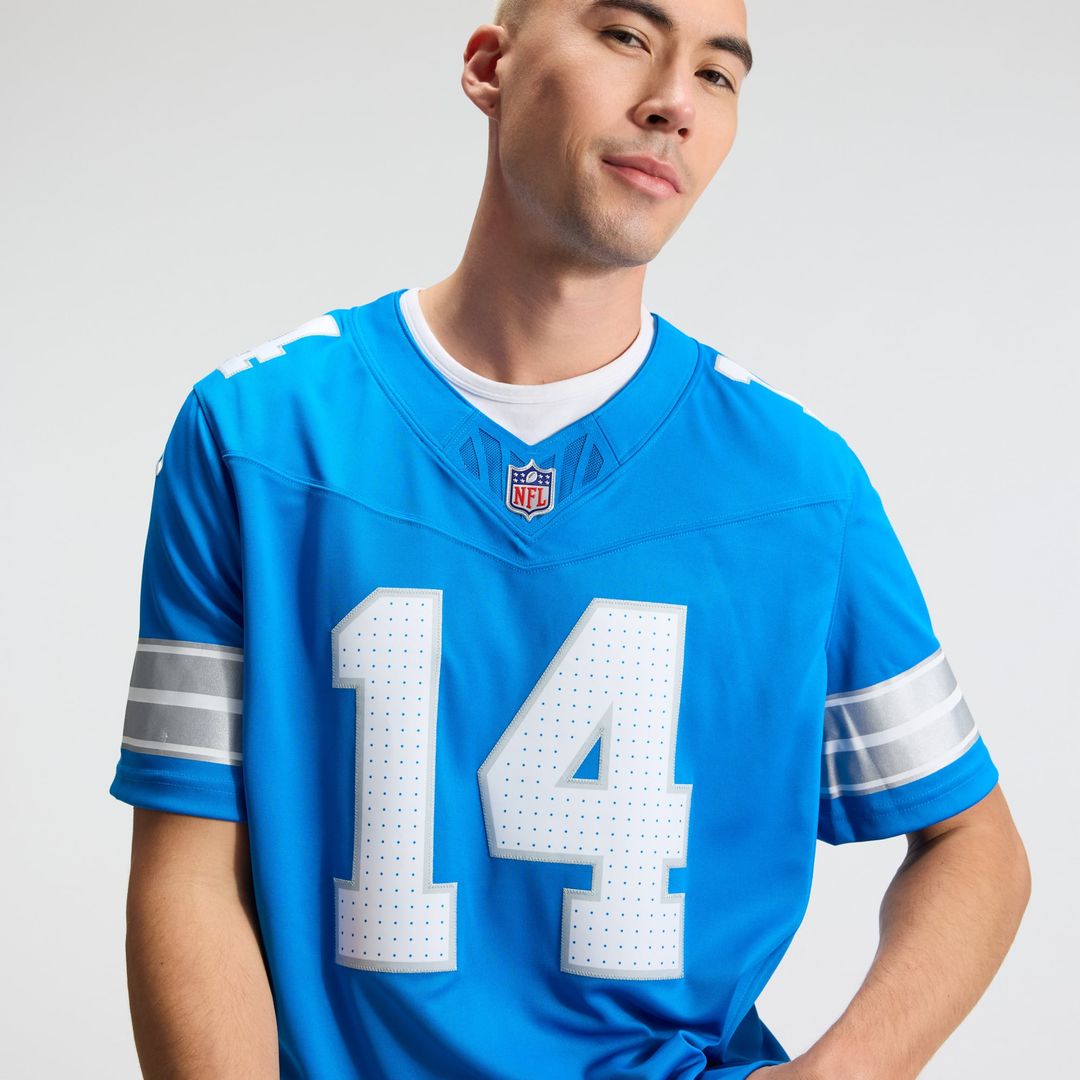 Detroit Lions Amon-Ra St. Brown Nike White Vapor F.U.S.E. Stitched Limited Jersey product image 15, provided for visual