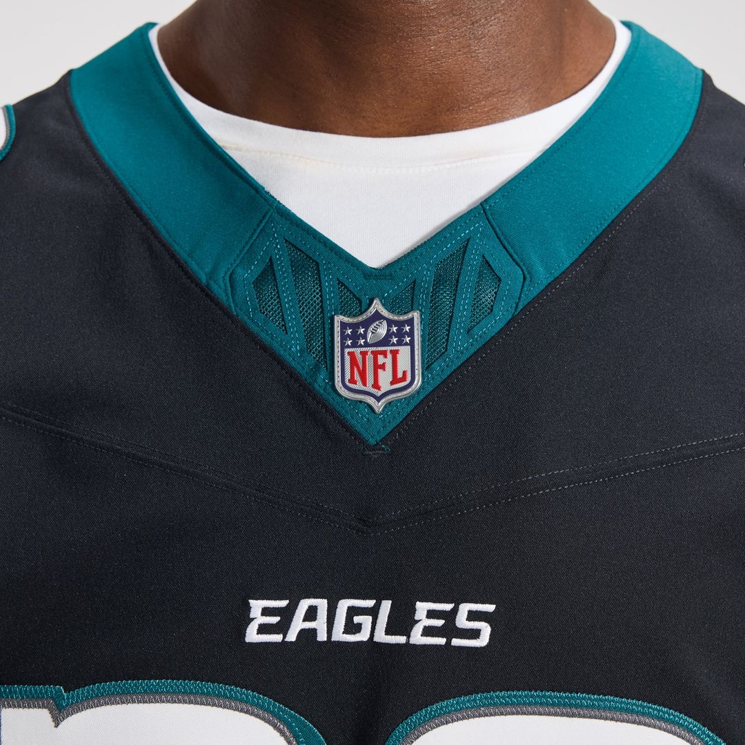 Philadelphia Eagles Saquon Barkley Nike Black Alternate Vapor F.U.S.E. Elite Jersey product image 9, provided for visual