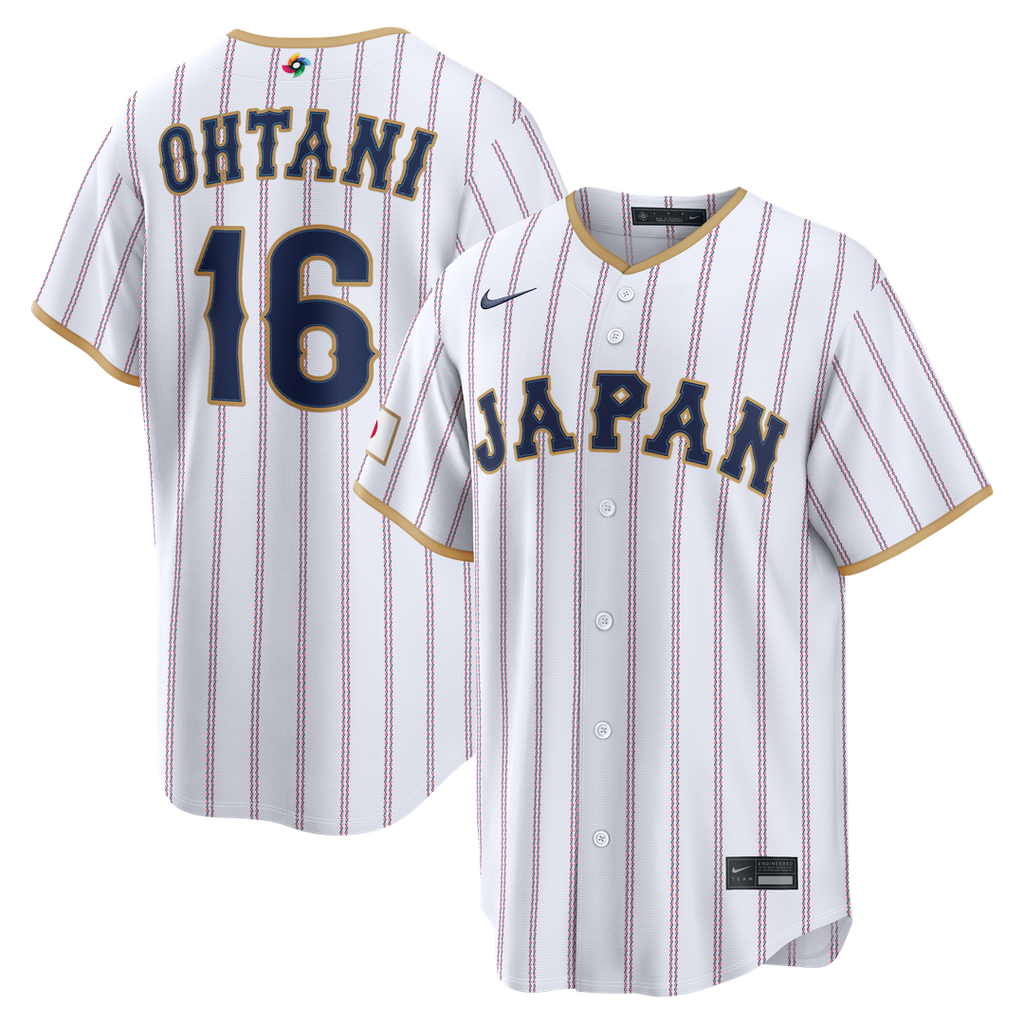 Japan Baseball Shohei Ohtani Nike White 2026 World Baseball Classic Home Stadium Jersey product image 1, provided for visual