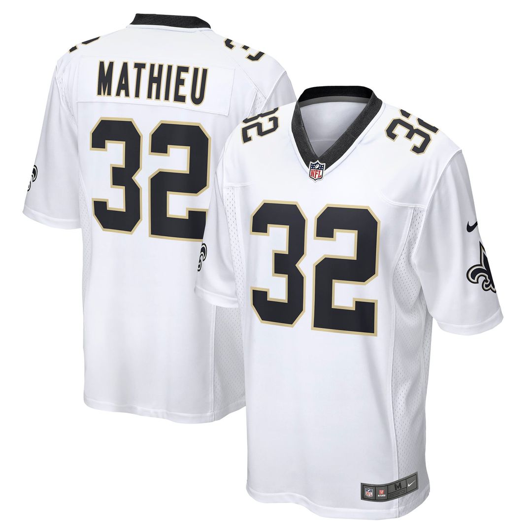 New Orleans Saints Tyrann Mathieu Nike Black Game Jersey product image 17, provided for visual reference and product detail