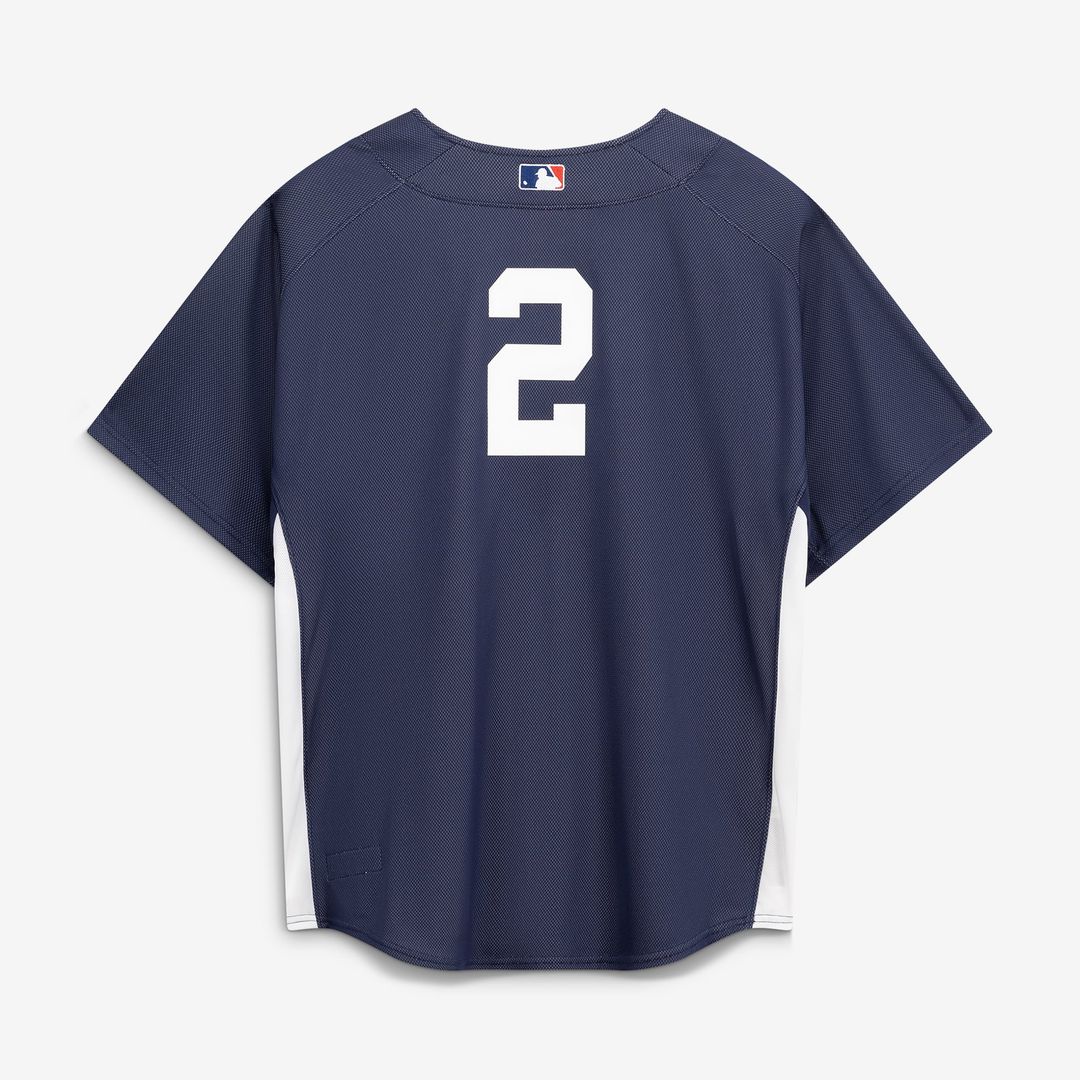 New York Yankees Derek Jeter Mitchell & Ness Navy Authentic Batting Practice Jersey product image 3, provided for visual