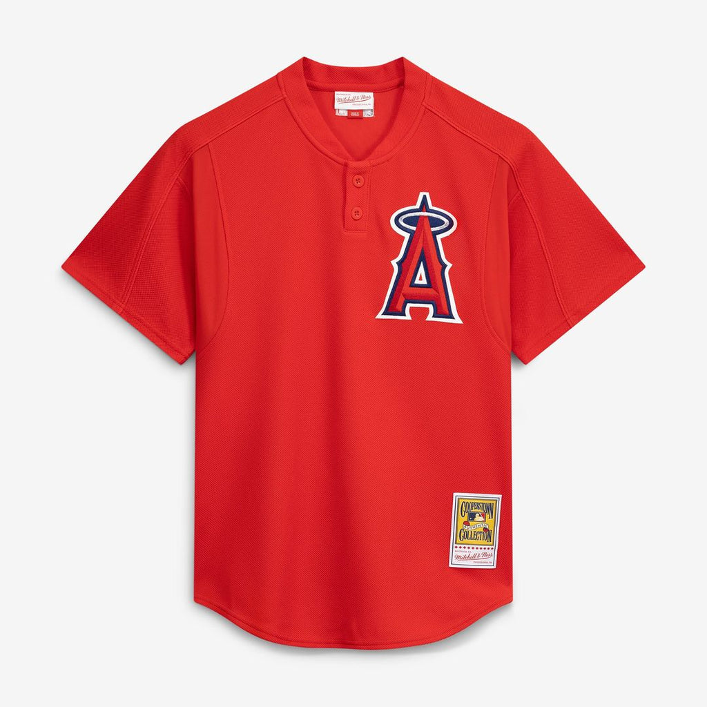 California Angels Vladimir Guerrero Mitchell & Ness Red Authentic Batting Practice Jersey product image 2, provided for