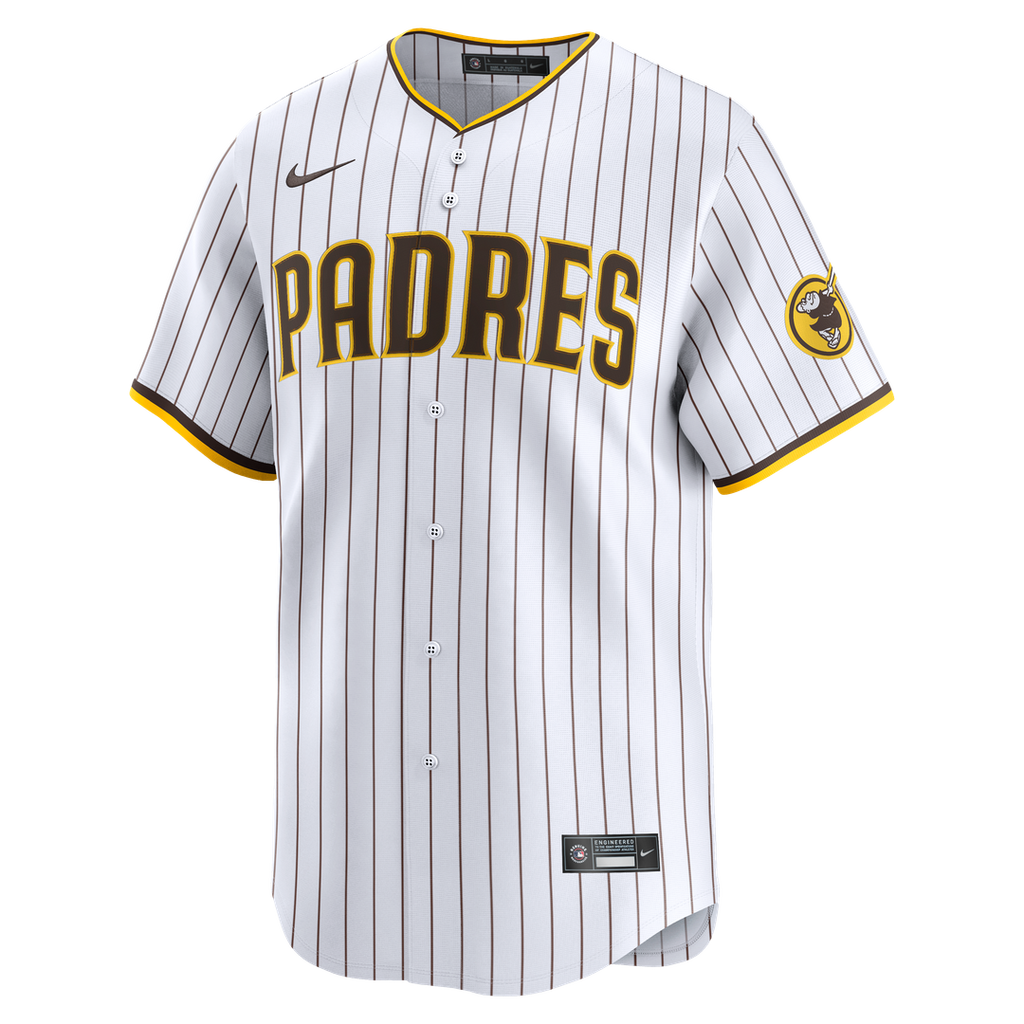 San Diego Padres Fernando Tatis Jr. Nike White Home Limited Player Jersey product image 6, provided for visual reference and
