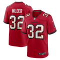 Tampa Bay Buccaneers James Wilder Nike Red Game Retired Player Jersey product image 1, provided for visual reference and