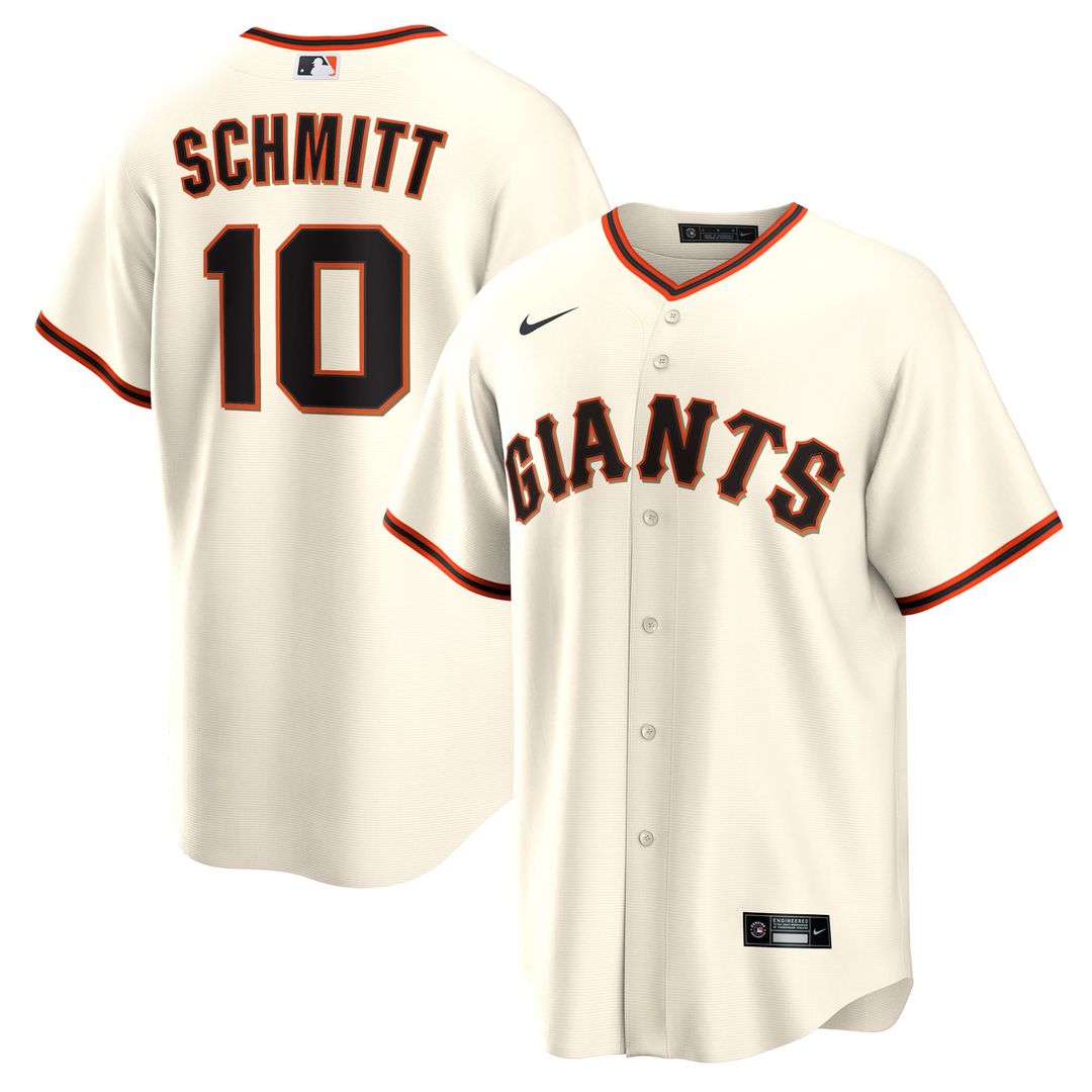 San Francisco Giants Casey Schmitt Nike Cream Home Replica Jersey product image 1, provided for visual reference and product