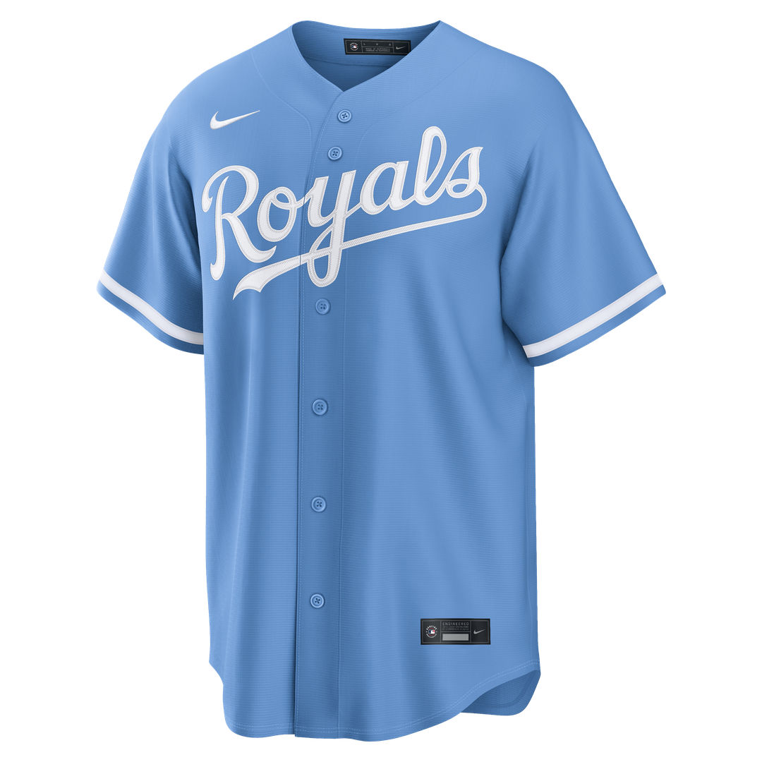 Kansas City Royals Bobby Witt Jr. Nike Light Blue Alternate Replica Jersey product image 5, provided for visual reference