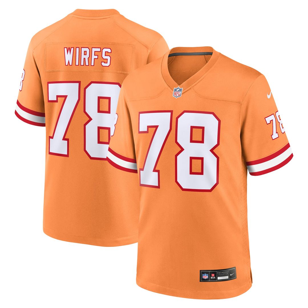 Tampa Bay Buccaneers Tristan Wirfs Nike Red Player Game Jersey product image 17, provided for visual reference and product