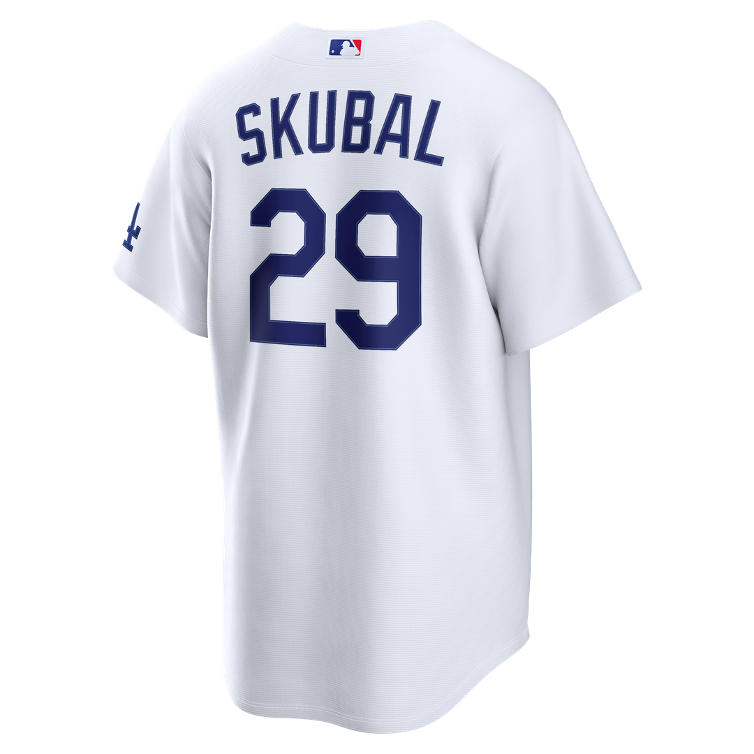 Los Angeles Dodgers Tarik Skubal Nike White Home Stadium Jersey product image 3, provided for visual reference and product
