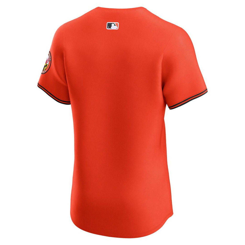 Baltimore Orioles Nike Orange Alternate 2 Elite Jersey product image 3, provided for visual reference and product detail