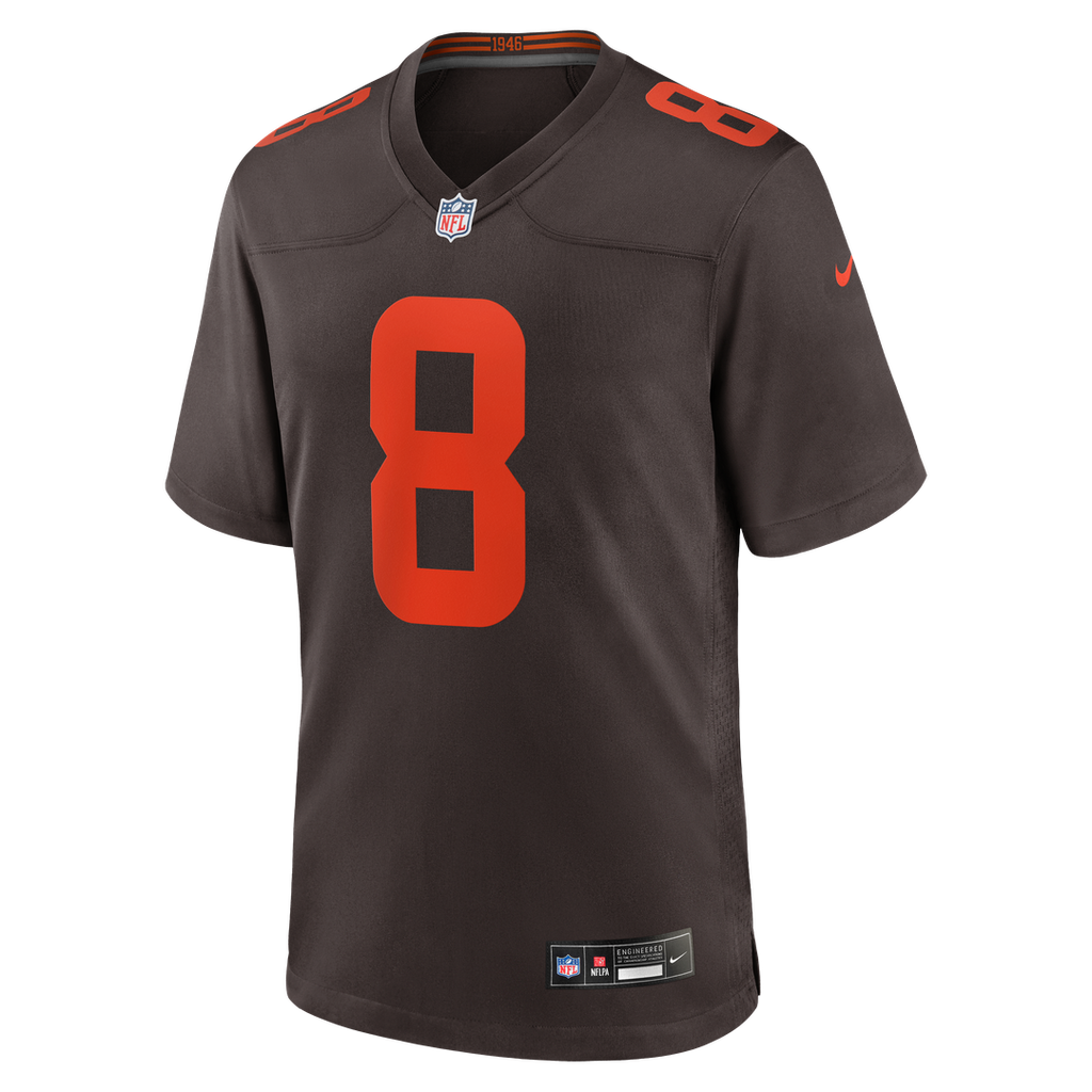 Cleveland Browns Jared Verse Nike Brown Nike Game Jersey product image 2, provided for visual reference and product detail
