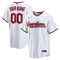 Cleveland Guardians Nike White Home Replica Custom Jersey product image 1, provided for visual reference and product detail