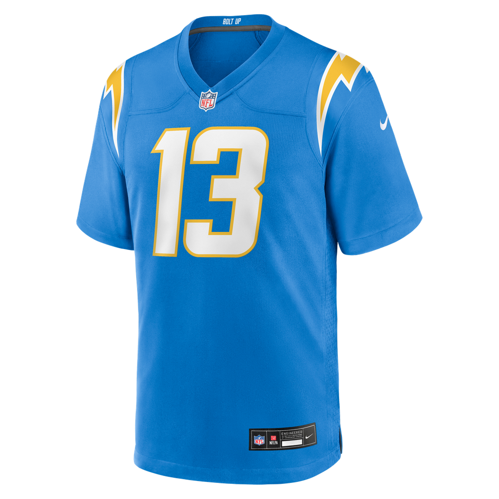 Los Angeles Chargers Keenan Allen Nike Powder Blue Game Player Jersey product image 2, provided for visual reference and
