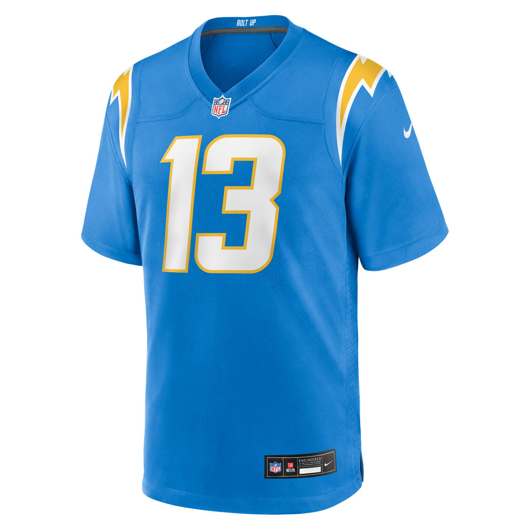 Los Angeles Chargers Keenan Allen Nike Powder Blue Game Player Jersey product image 2, provided for visual reference and
