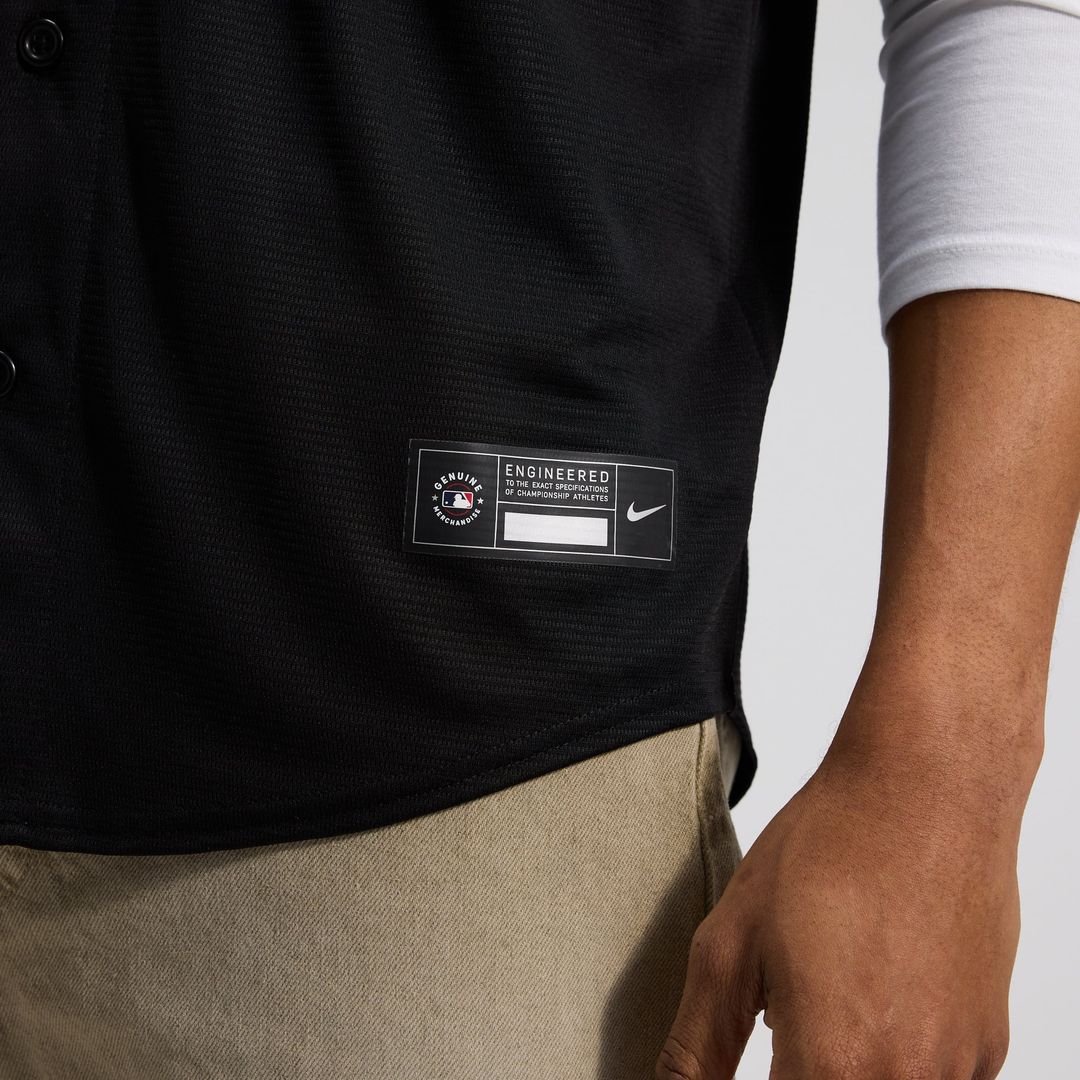 Pittsburgh Pirates Nike Black Alternate Replica Team Jersey product image 20, provided for visual reference and product