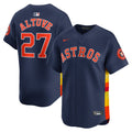 Houston Astros Jose Altuve Nike Navy Alternate Limited Player Jersey product image 1, provided for visual reference and